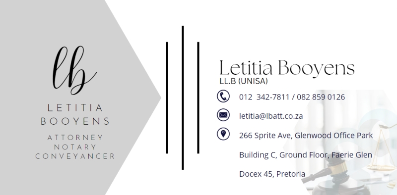 Letitia Booyens Attorney